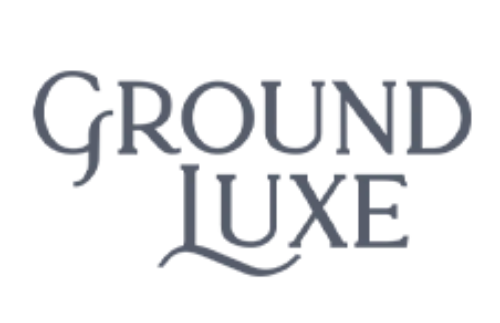 A logo of ground luxe